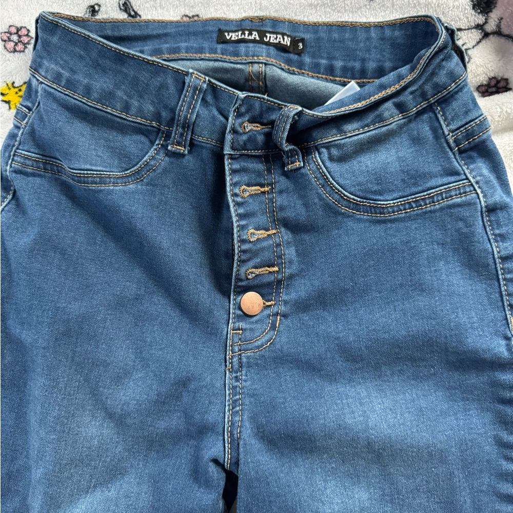 Classic High Rise Blue Jeans